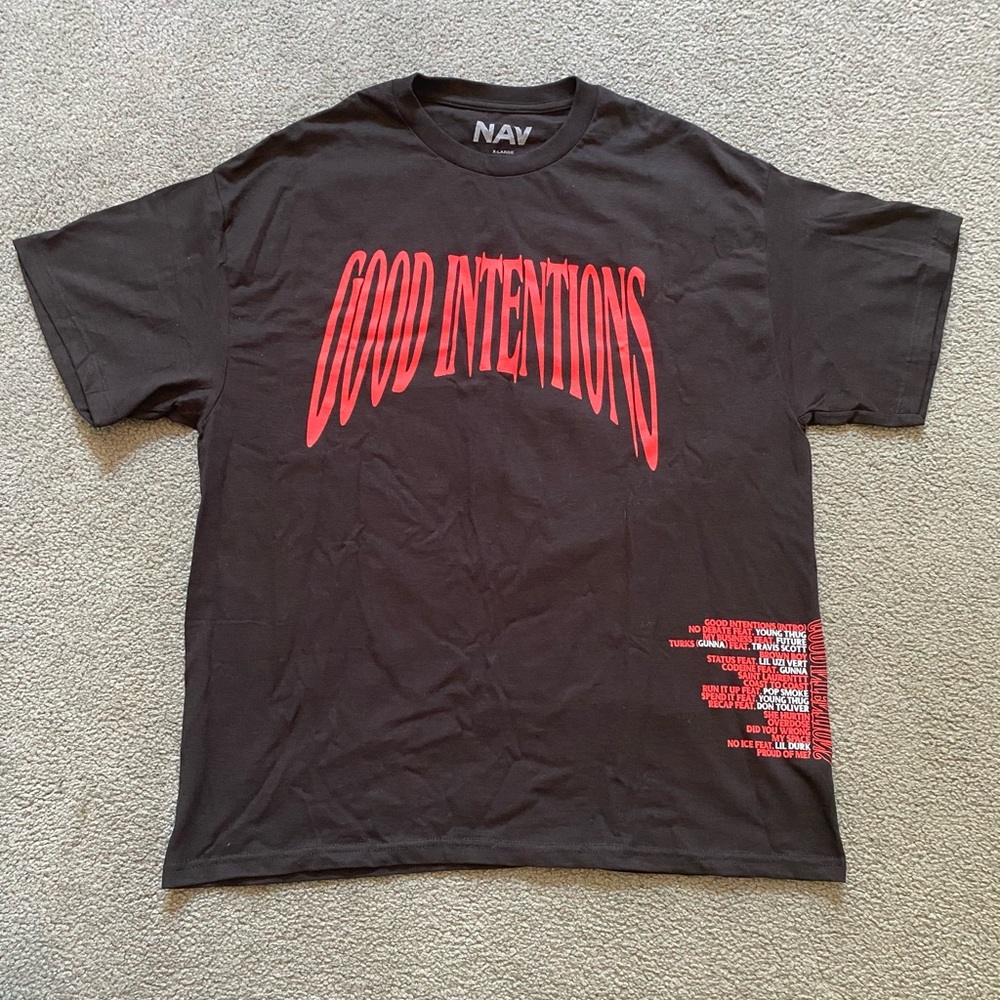 Vlone x Nav Good Intentions T Shirt